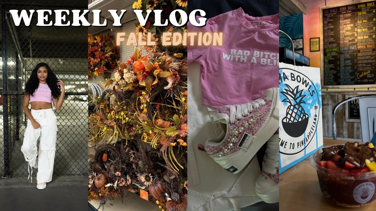 Weekly Vlog Fall Edition 🍂