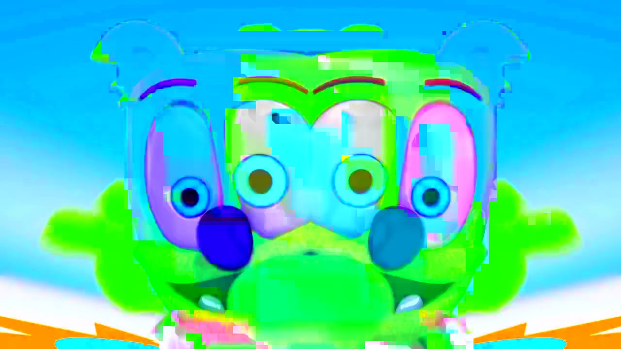 SLOW & NEON && NORMAL VOCIE &&& MIRROR Gummibär REQ VIDOE Danish Gummybear Song