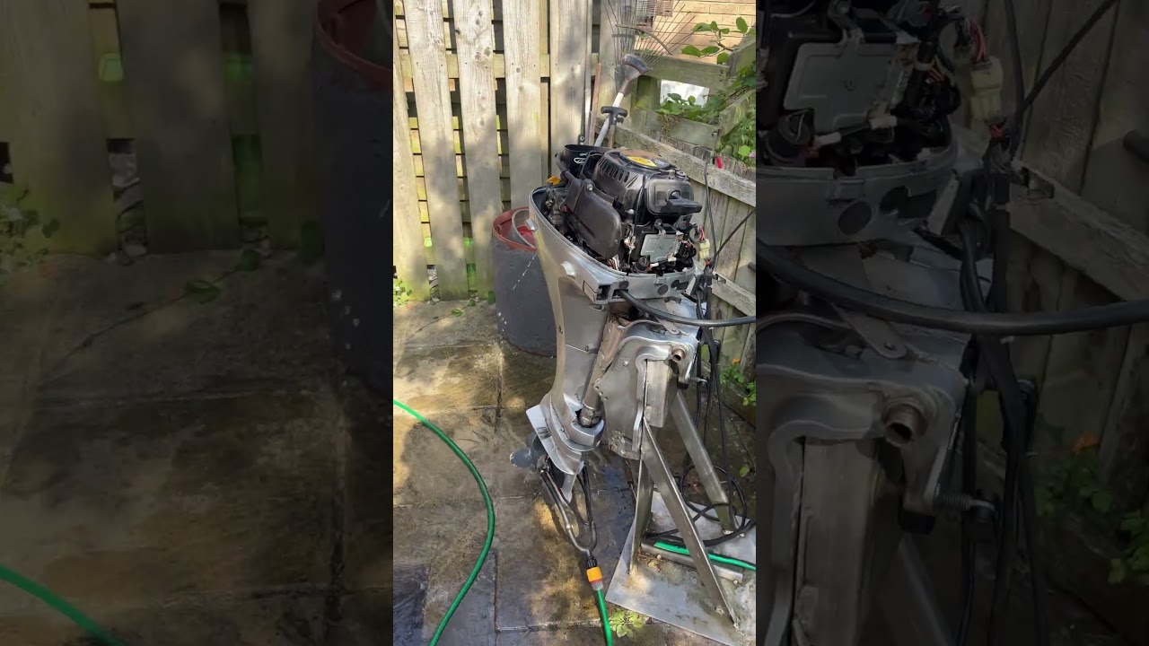 2000&rsquo;s Honda BF20 4 Stroke Outboard ( First Run In Years ) Test Run
