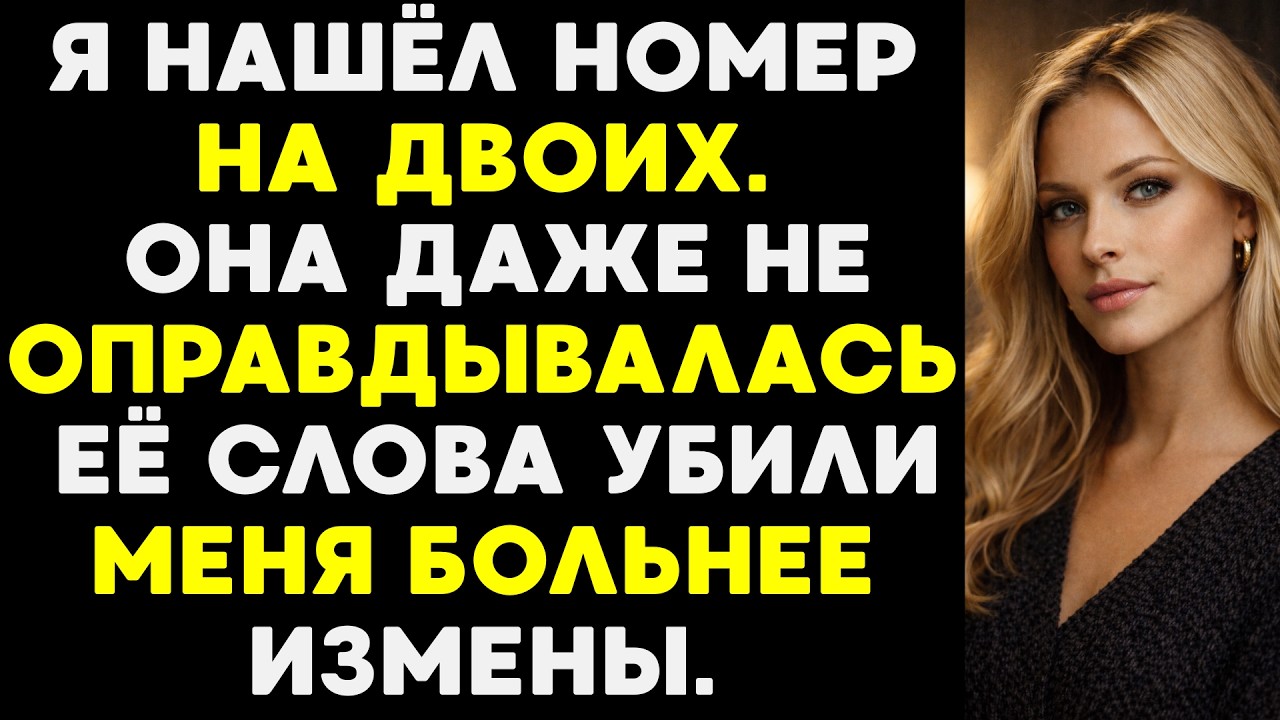 Я нашёл квитанцию из отеля… и понял, что жена мне лгала всё это время