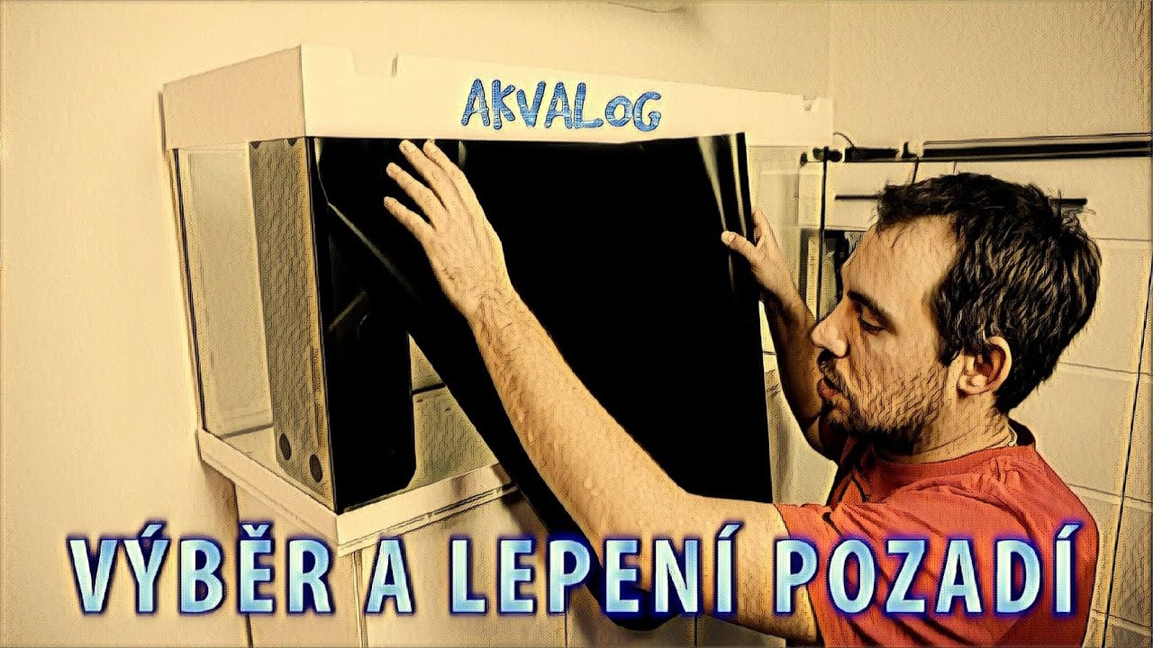 AKVALOG - volba a lepení akvarijního pozadí