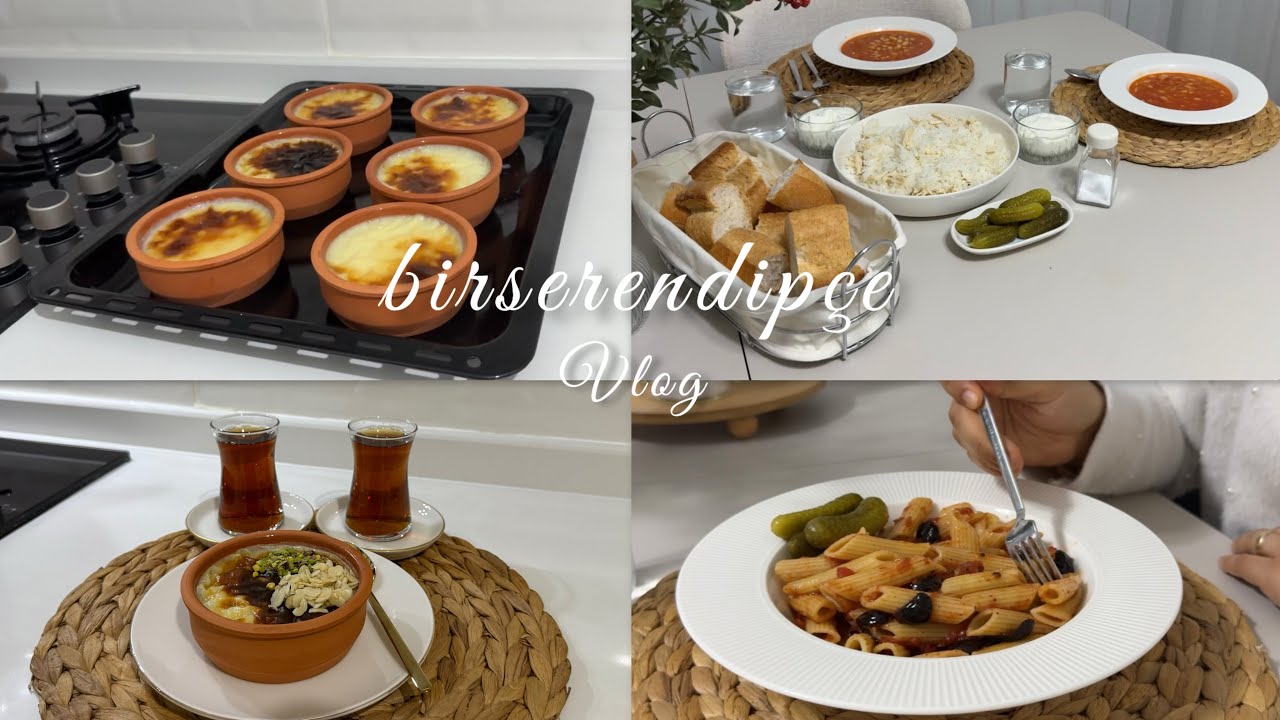 Sessiz Vlog 🌿 | Oruçlu Bir Gün, Penne Arrabbiata & Fırın Sütlaç