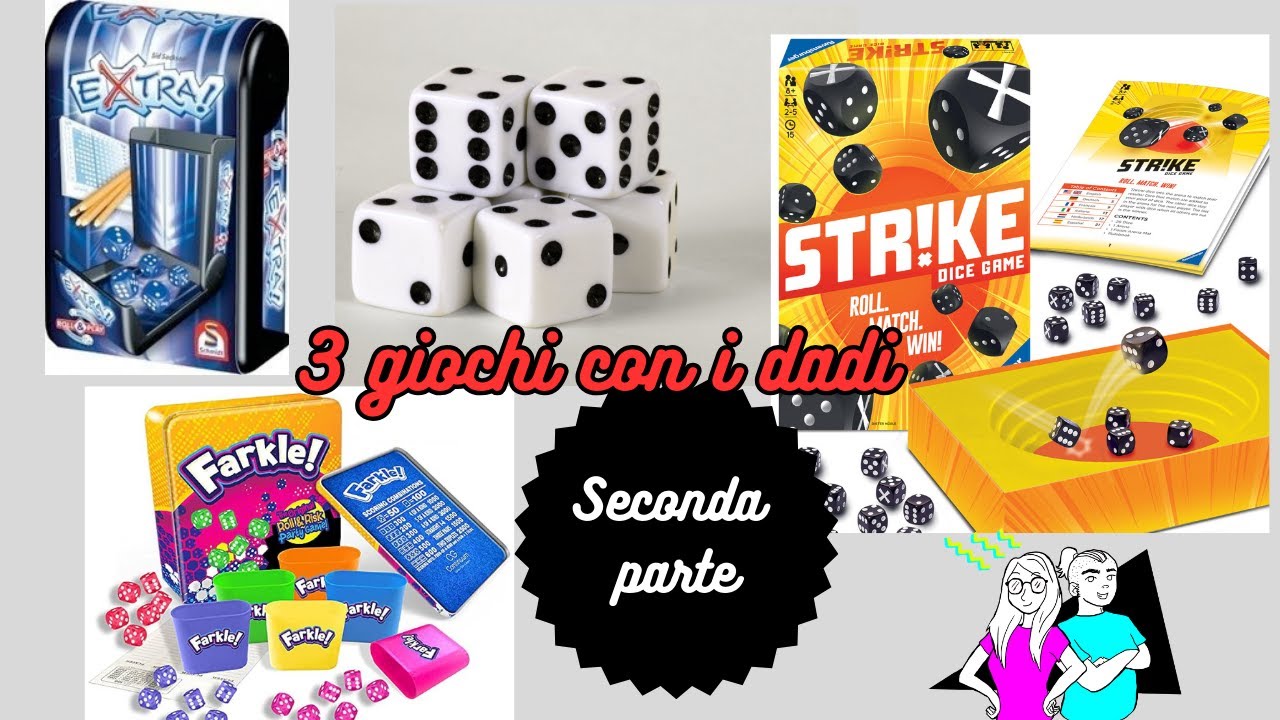 3 giochi di dadi: Farkle, Stike, Extra (2 parte)
