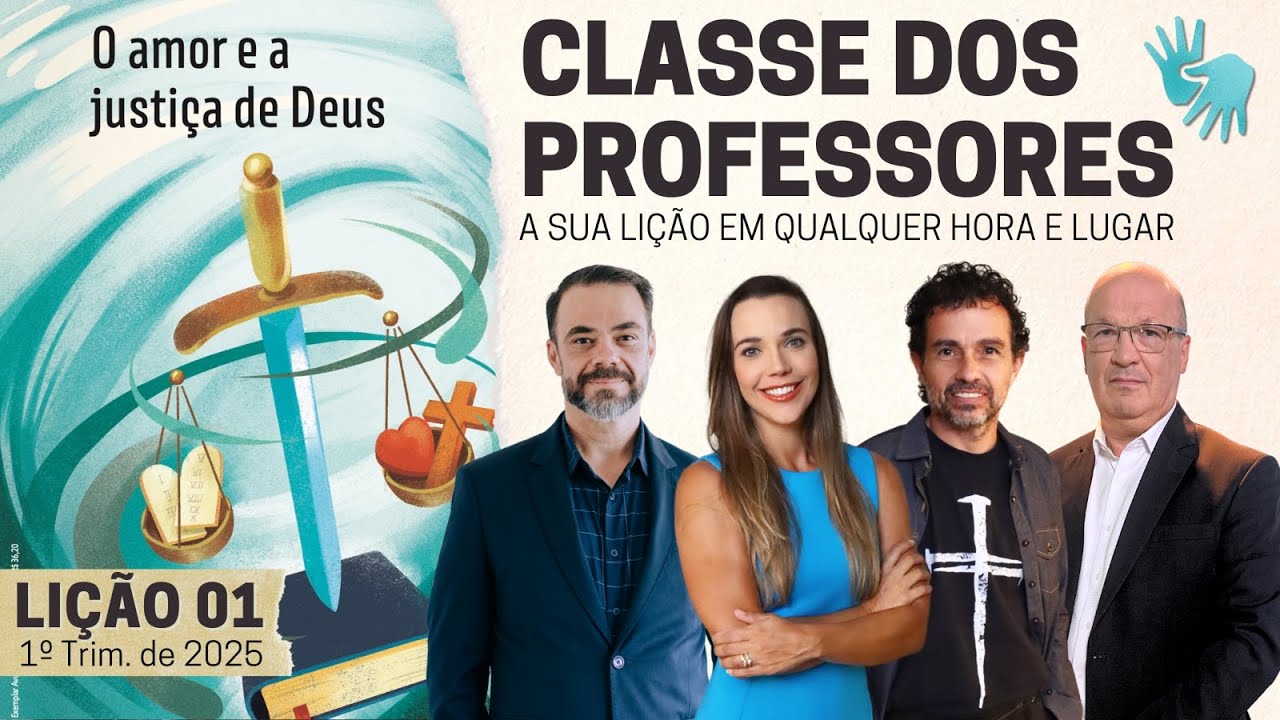 Lição 01 | Deus ama com generosidade | Classe dos Prof - Libras (1º trim. 2025)