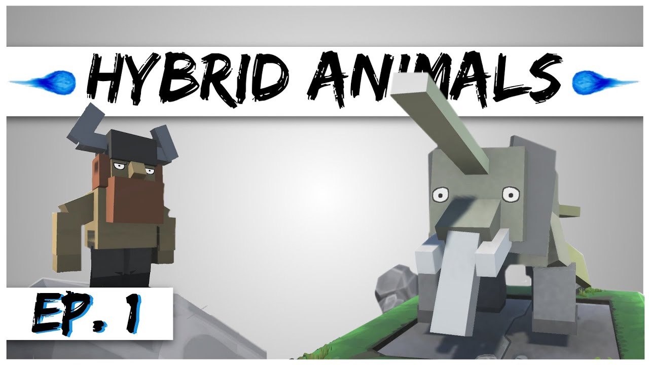 Hybrid Animals - Ep. 1 - Hybrid Elephant Narwhal Animal! - Hybrid Animals Gameplay