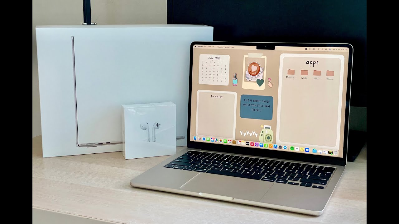 [UNBOXING] Apple Macbook Air M2 2022 - Starlight