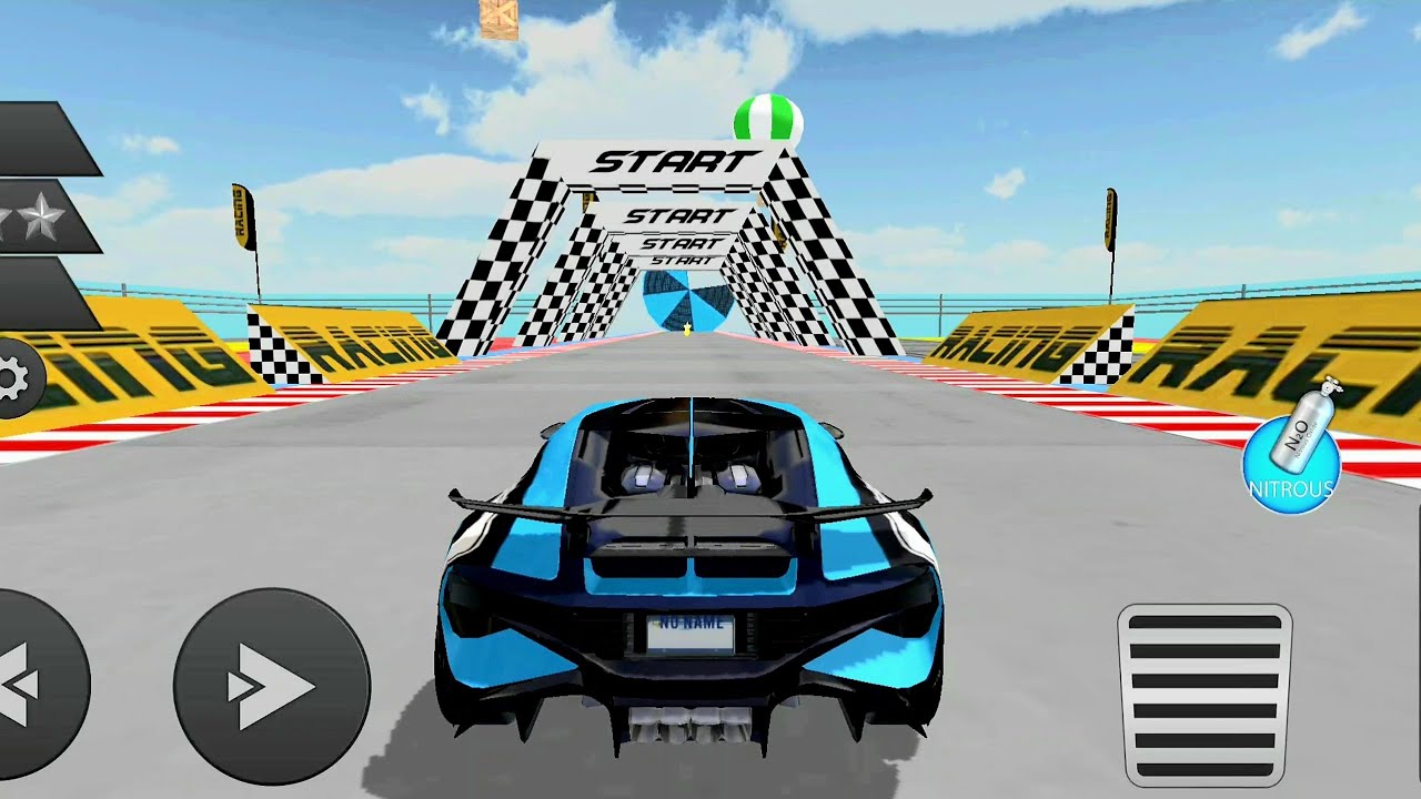 Impossible stunt car tracks 3d android gameplay hd | #stuntgames #gameskingdom #gameplay
