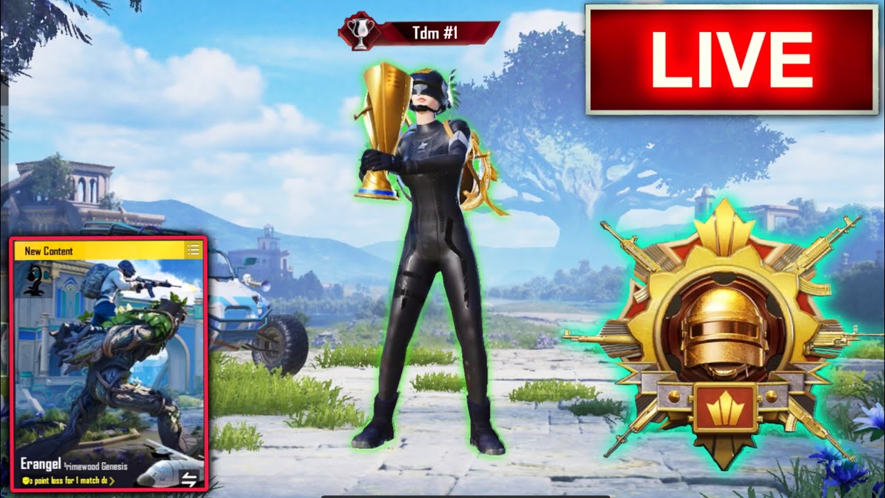 🗣️PUBG MOBILE LIVE RUSH CONQUER PUSH-MVP 2 PUBG🔥BGMI