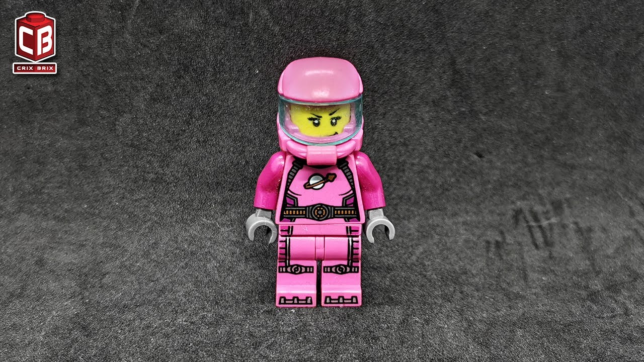 LEGO&copy; Intergalactic Girl Minifigure #lego #minifigure #space #crixbrix