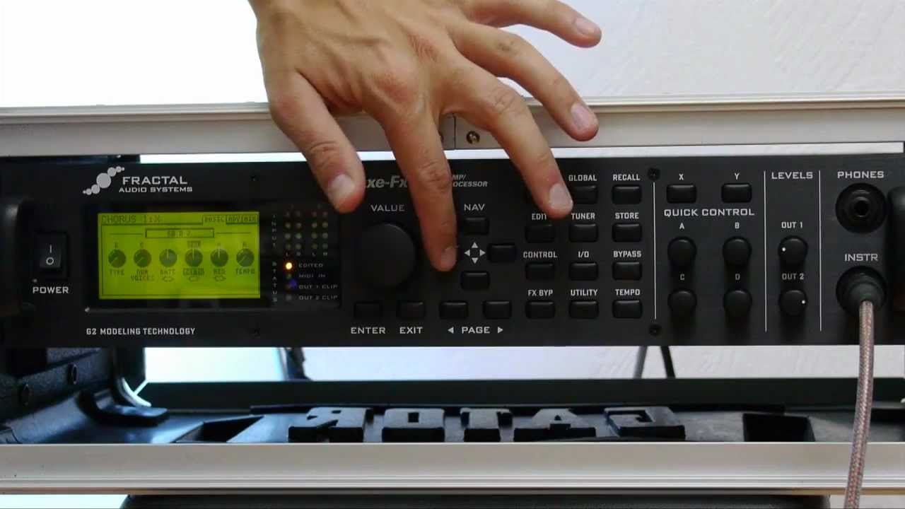 Axe-FX II Tutorial (en): Virtual Pedalboard (/w MFC101)