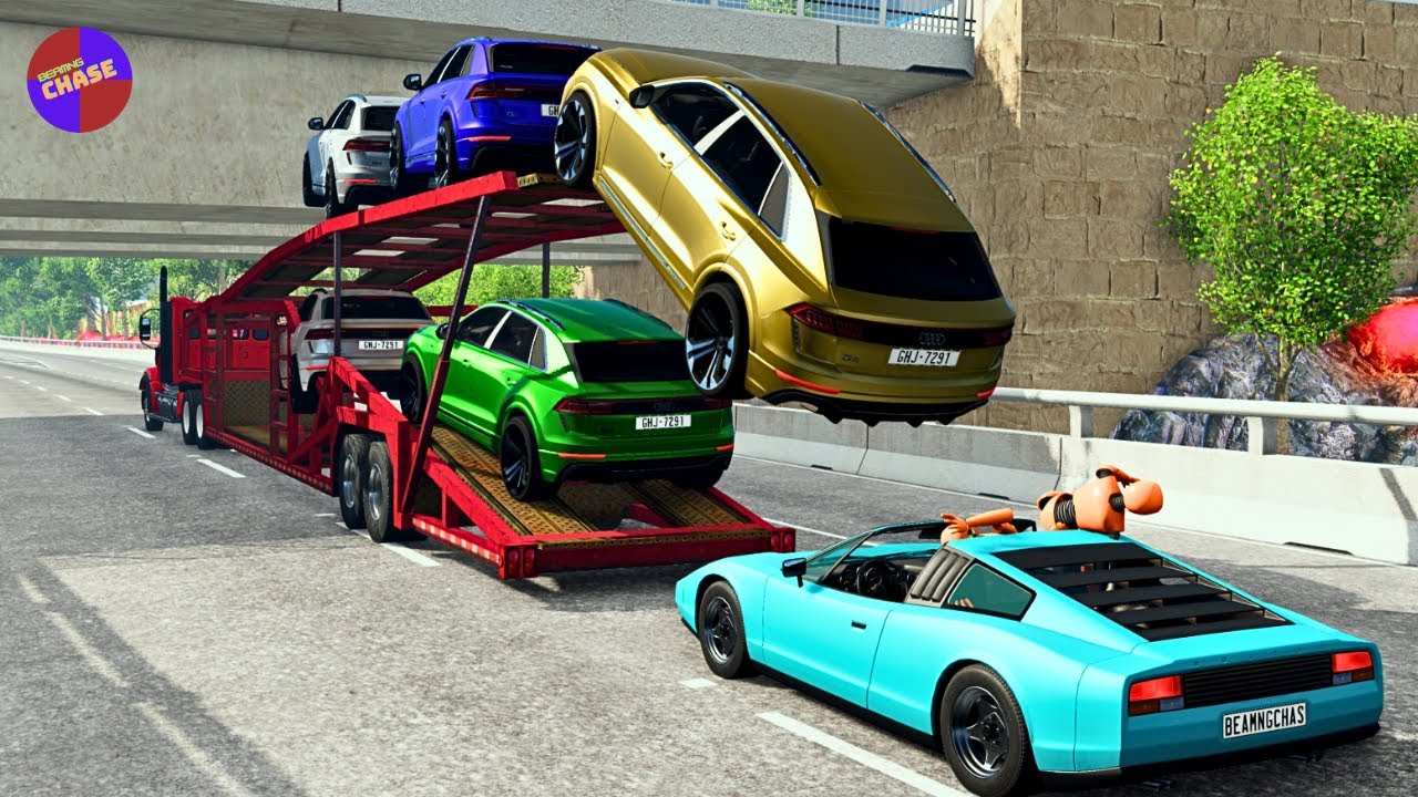 Truck and Car Crashes #2 in BeamNg.drive 🔥😱