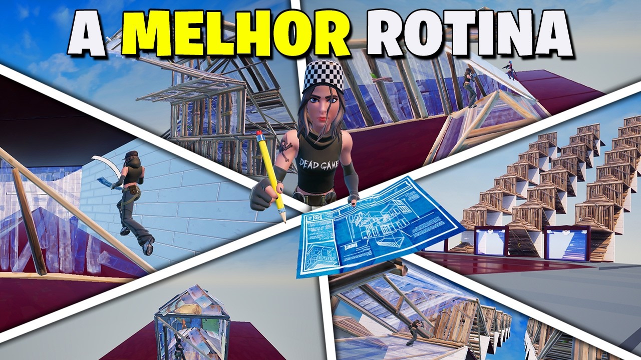 Essa é a MELHOR rotina pra você melhorar no FORTNITE em 2026