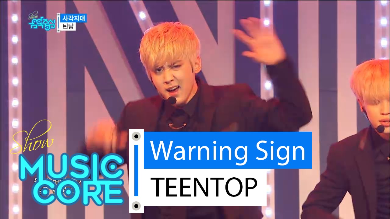 [HOT] TEENTOP - Warning Sign, 틴탑 - 사각지대, Show Music core 20160123