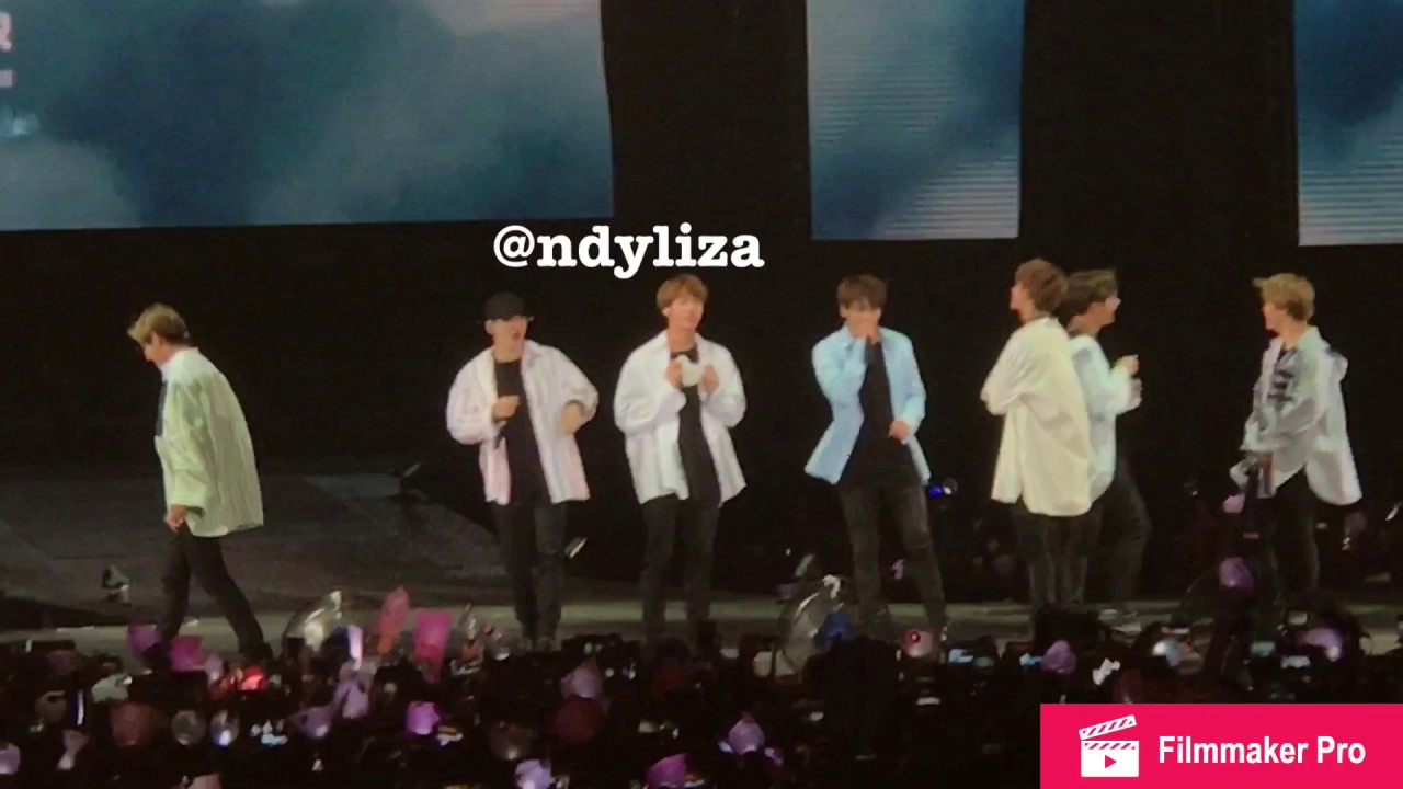 [ENG SUB] BTS NGOMONG PAKE BAHASA INDONESIA?! @ WINGS TOUR IN JAKARTA 170429 ( FANCAM ) | ndyliza