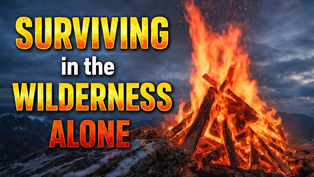 Roaring Campfire Ambience 🏔️🔥 | Снежные горы для глубокого сна и снятия стресса