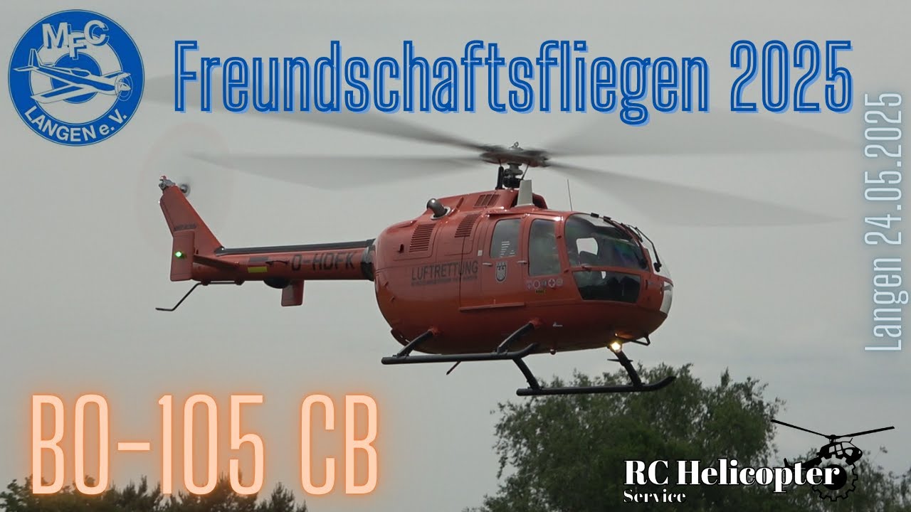 RC BO-105 CB CHRISTOPH 7 (Freundschaftsfliegen 2025 beim MFC Langen)