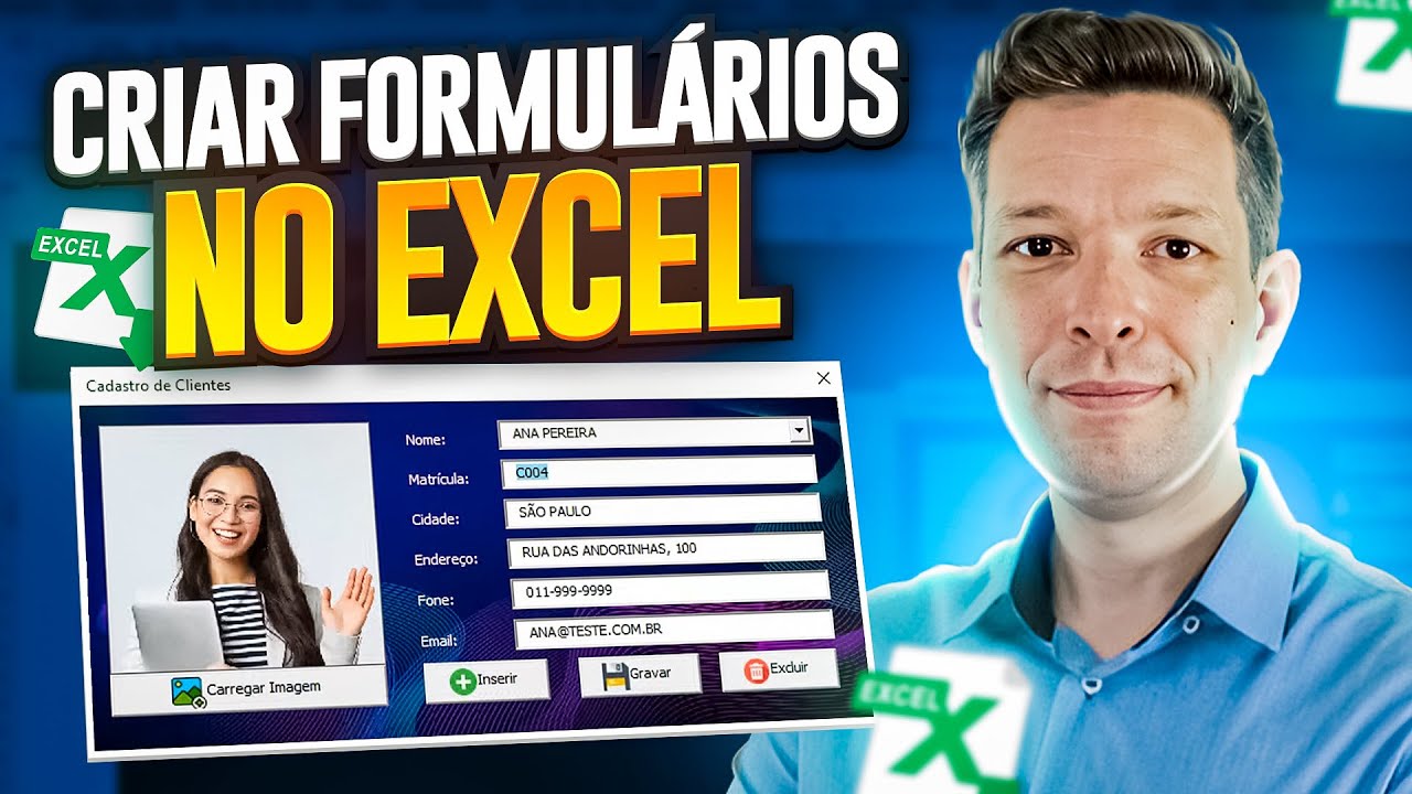 Criar Formulário com Foto VBA Excel