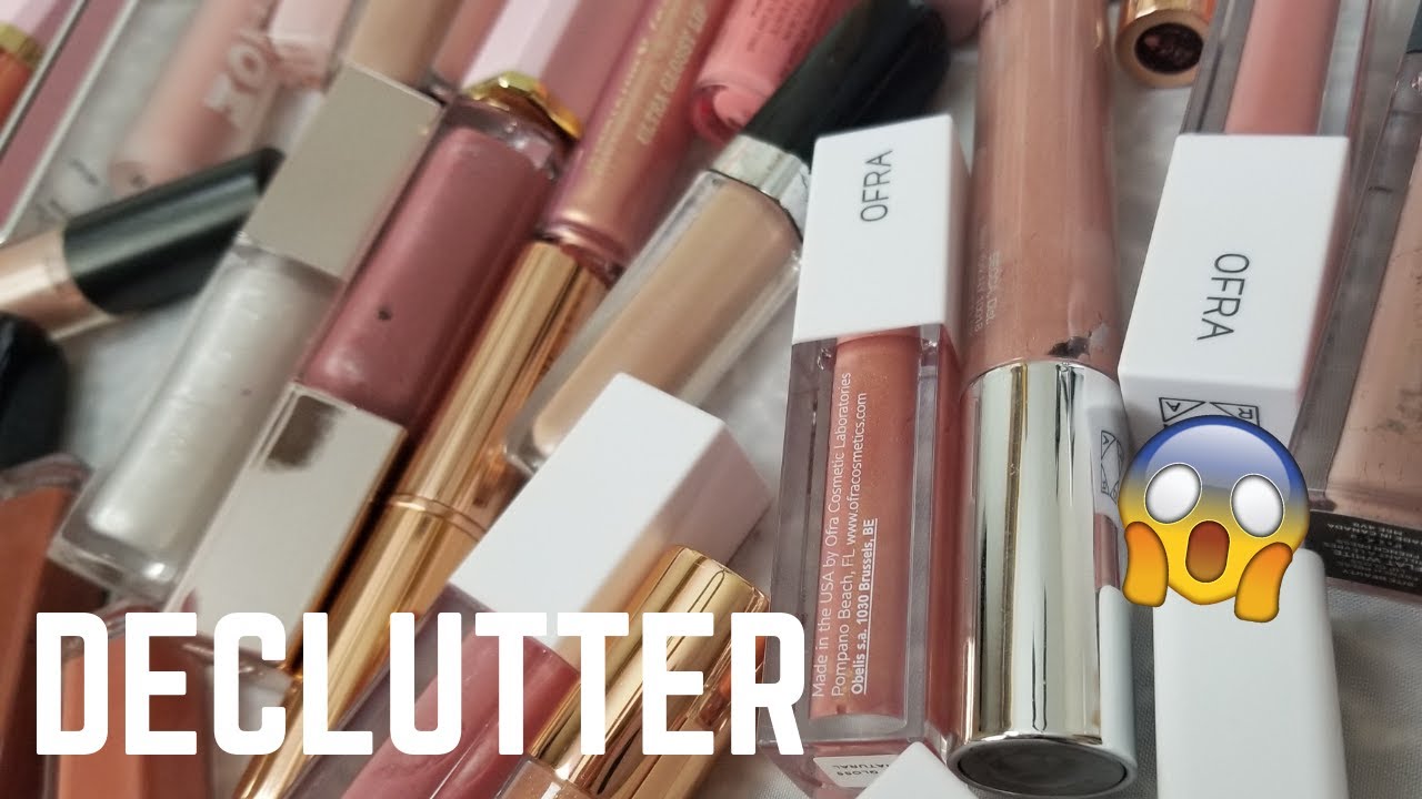 LIP GLOSS COLLECTION + DECLUTTER