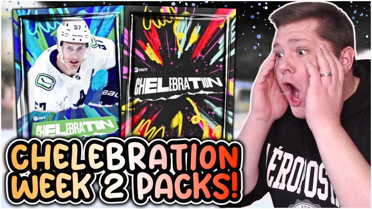 I OPENED OVER 35 PACKS TRYING TO PULL THE NEW CHELEBRATIONS CARDS IN NHL 25