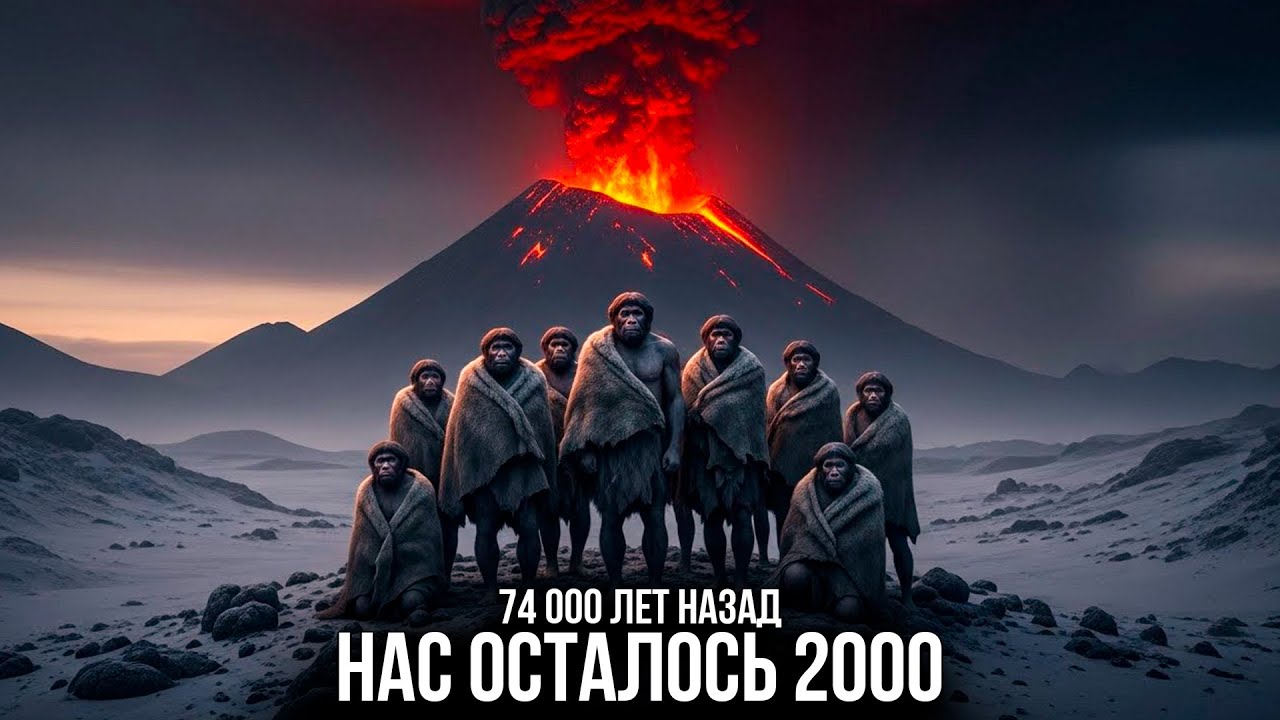 74 000 лет назад: День, когда человечество почти исчезло