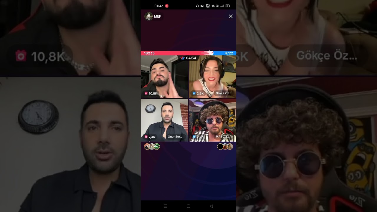 Mef,Gökçe,Marul,Onur 🤣😅 1.kesintisiz yayın|13/08/2023|😁🥰