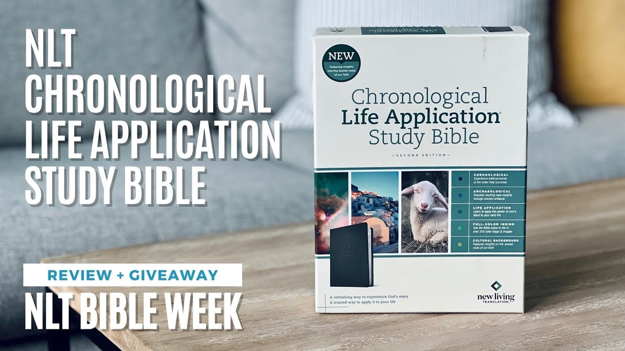 NLT Chronological Life Application Study Bible | Review + Giveaway