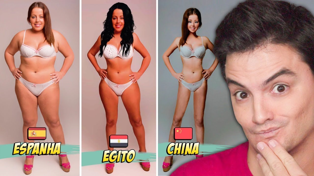 OS PADRÕES DE BELEZA EM CADA PAÍS DO MUNDO! [+10]