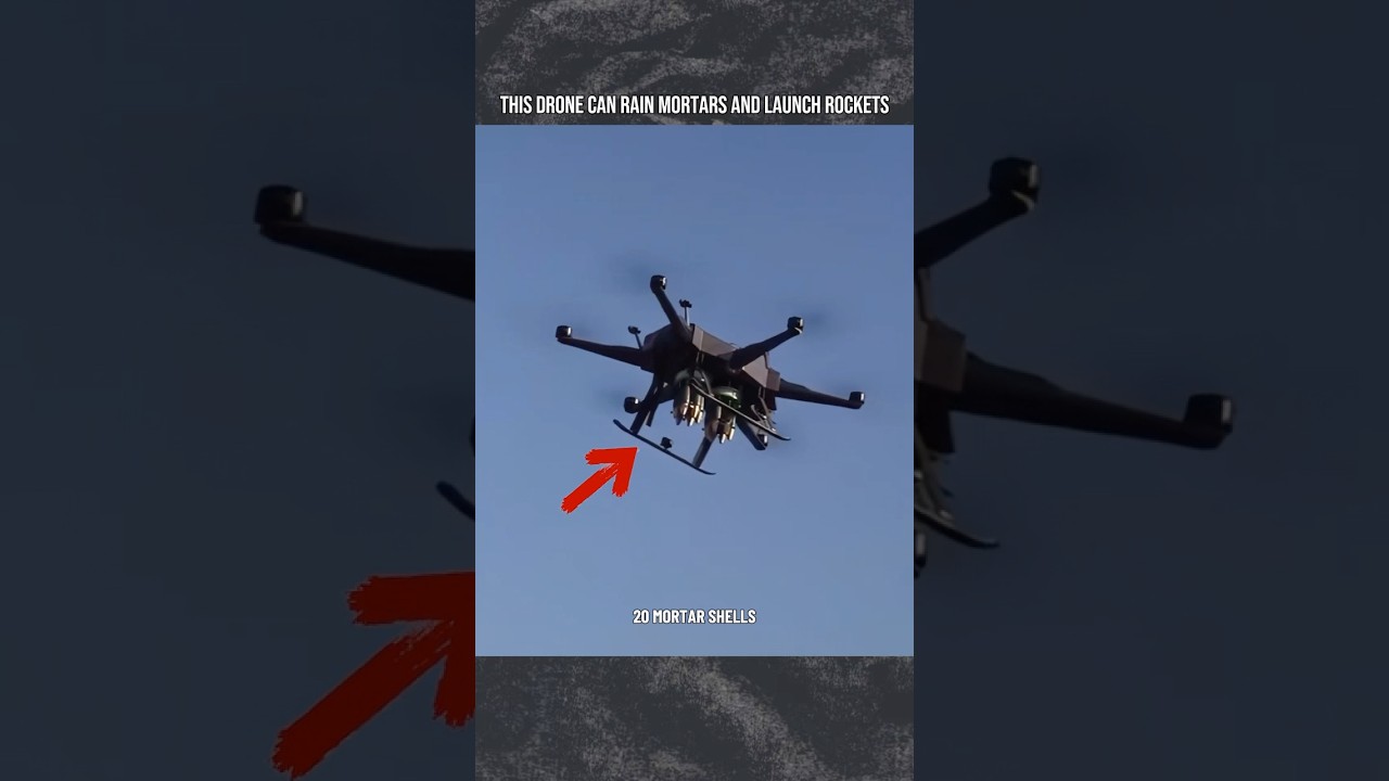 This Drone Can Rain Mortars and Launch Rockets