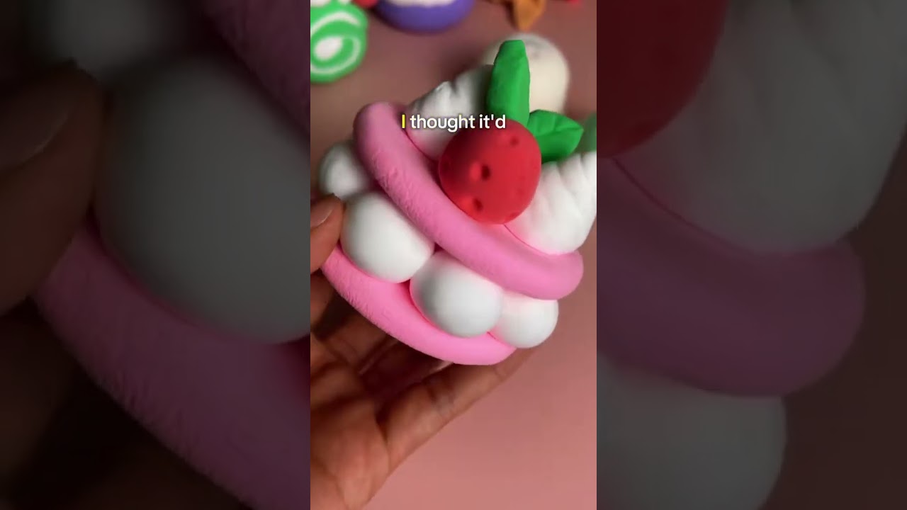 Have you tried foam clay before? It&rsquo;s so satisfying! #clayart #foamclay #airdryclay