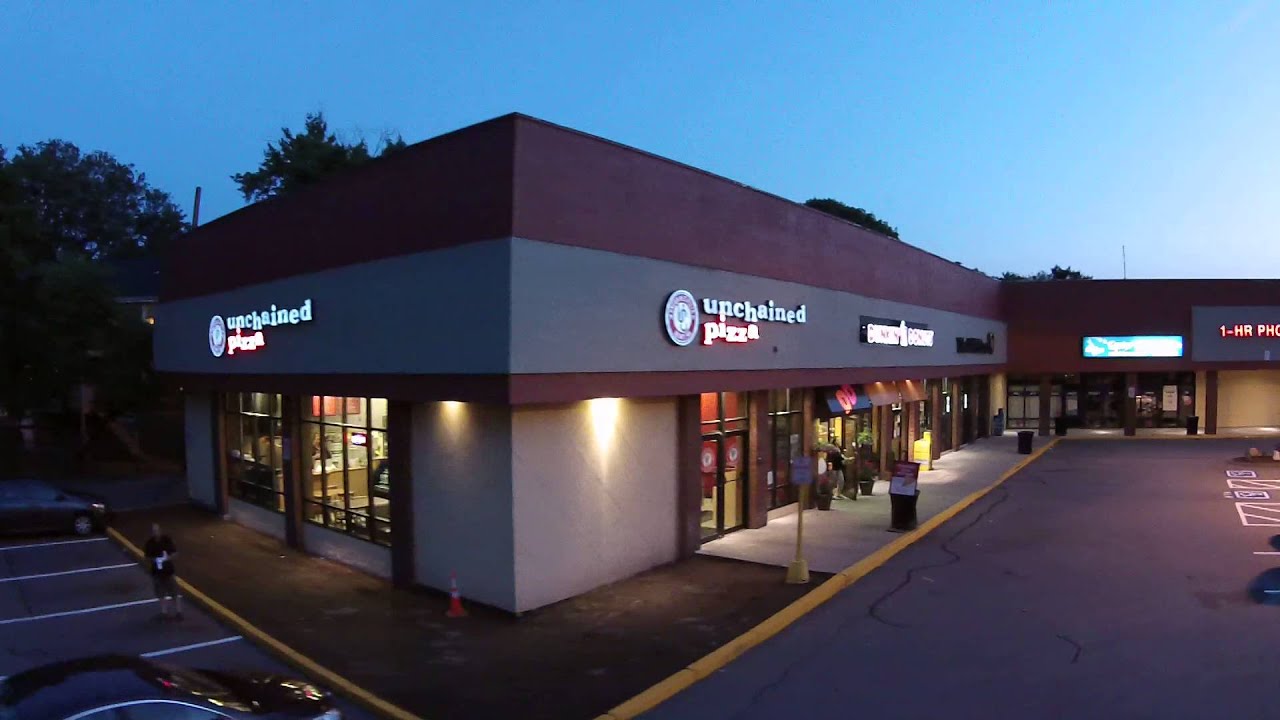 Inaugural Drone Flight in the Unchained Pizza Parking Lot