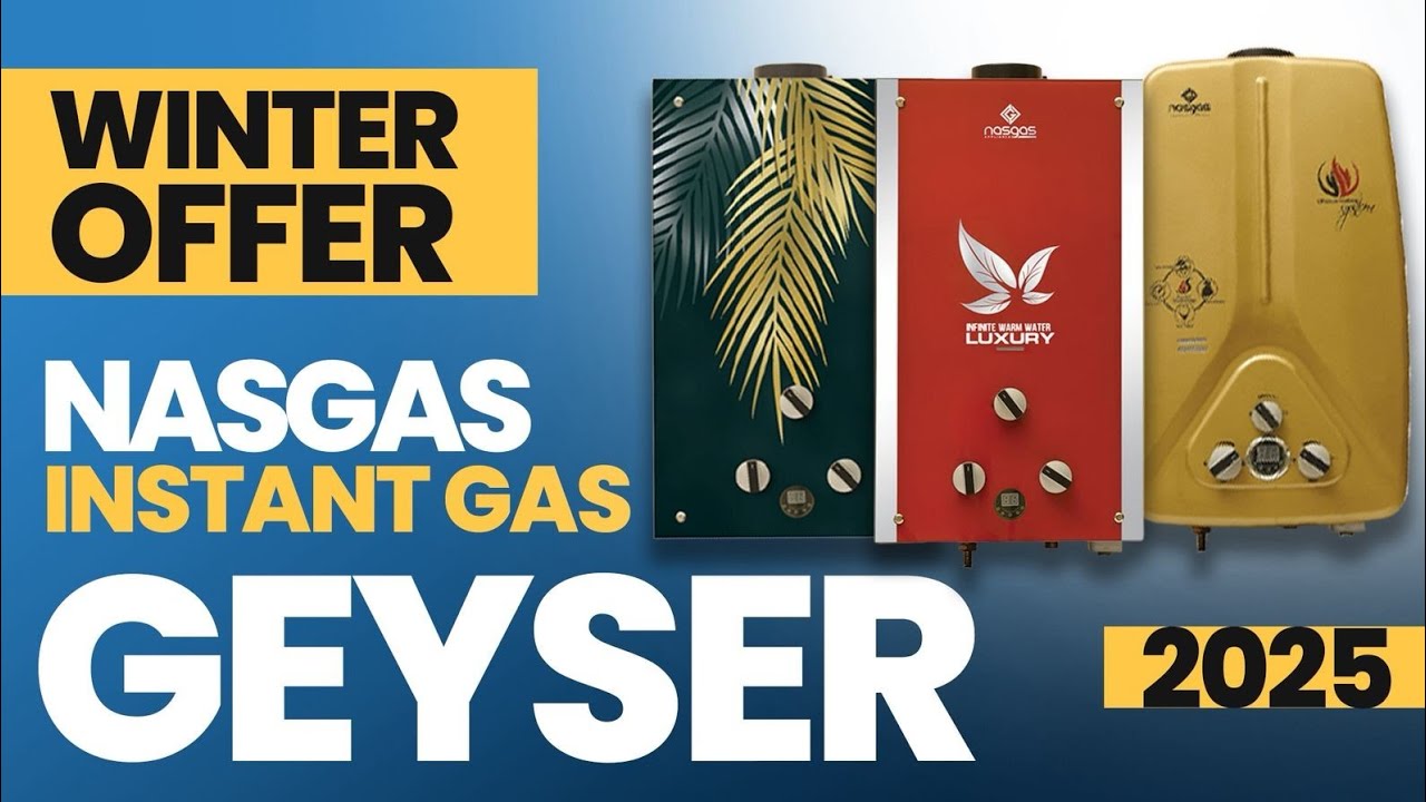 NasGas NG Instant Geyser | Best Instant Geyser 2025 | Cheapest Geysers Electric & Gas Instant Geyser
