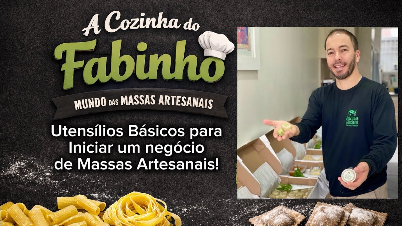 🎥 QUER COMEÇAR NO MUNDO DAS MASSAS ARTESANAIS E NÃO SABE POR ONDE? 🍝🔥