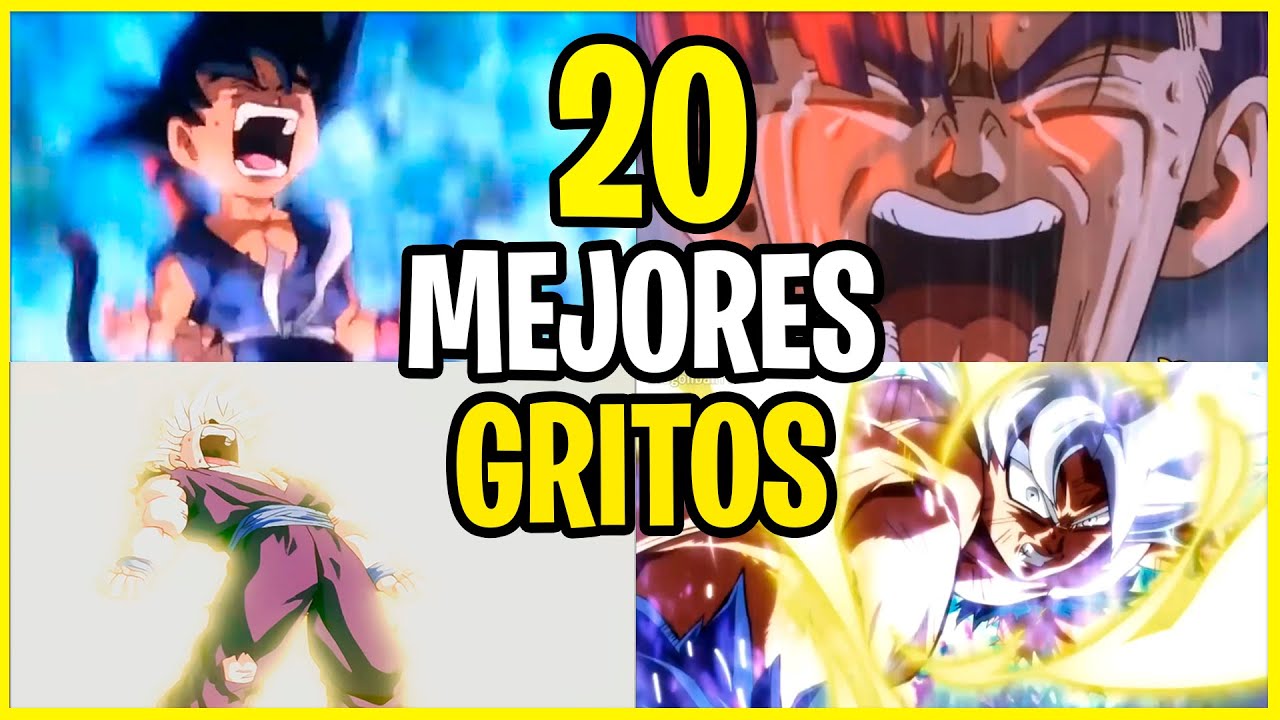 TOP 20 MEJORES GRITOS y ENOJOS de TODO DRAGON BALL!!