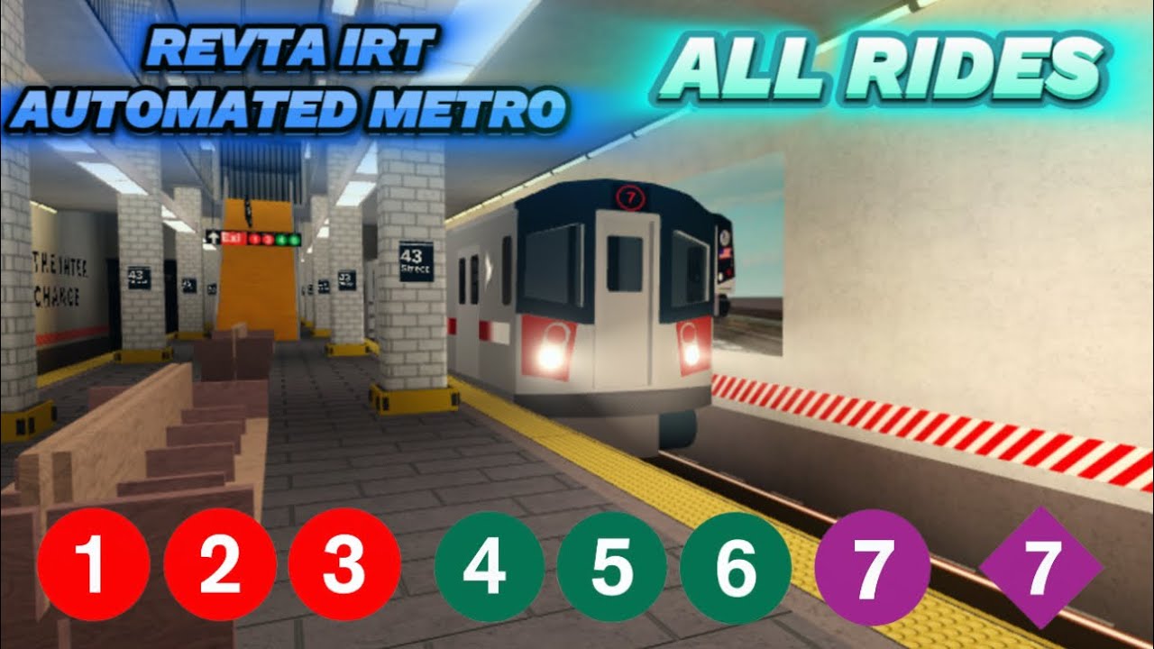 Roblox | RevTA: IRT Automated Metro LEGACY Update| Announcemets and more and all rides