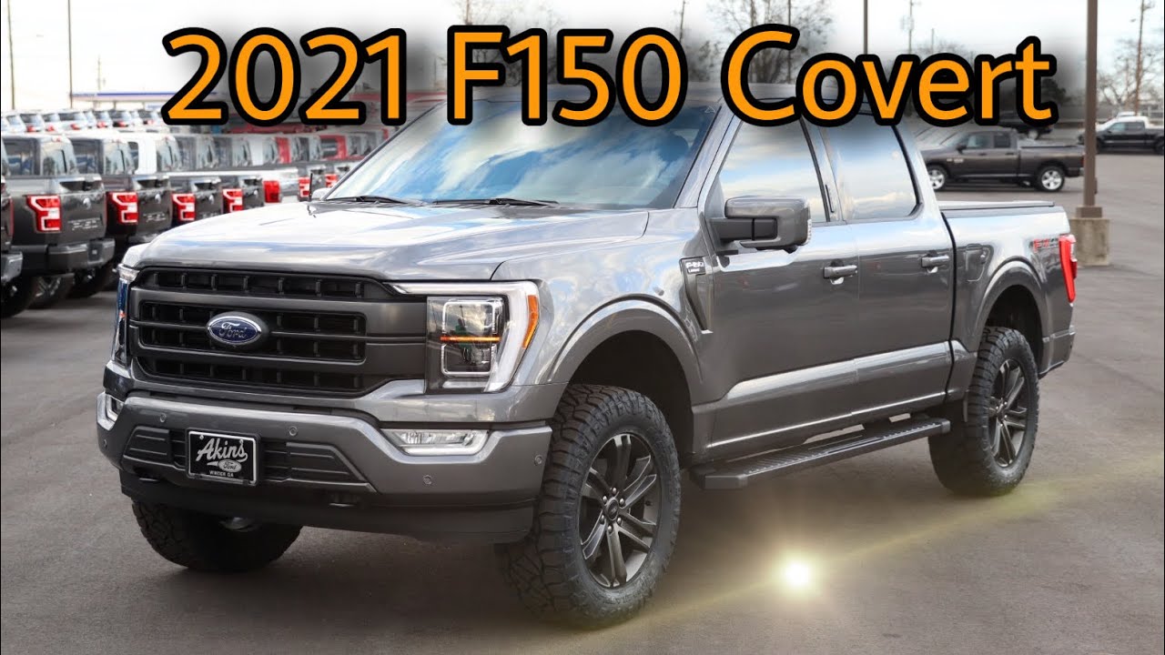 2021 Ford F150 Covert Leveled on 34s Carbonized Gray Truck FX4 NEW