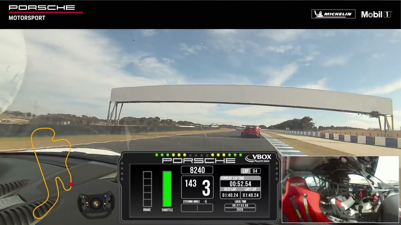 Fun lap chasing RS Bros John at Phillip Island circuit in the GT4 RS Clubsport