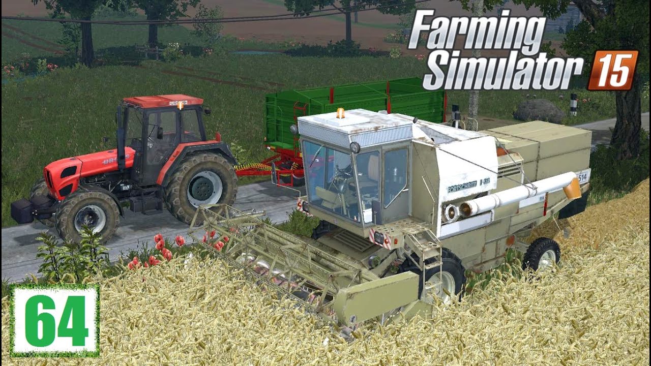Żniwa na polskiej wsi - Farming Simulator 15 (Boluśowo V7) #64 gameplay pl