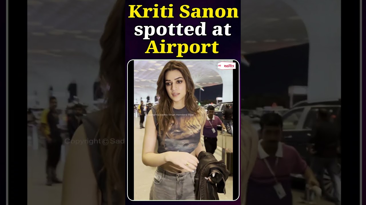 Kriti Sanon spotted at airport