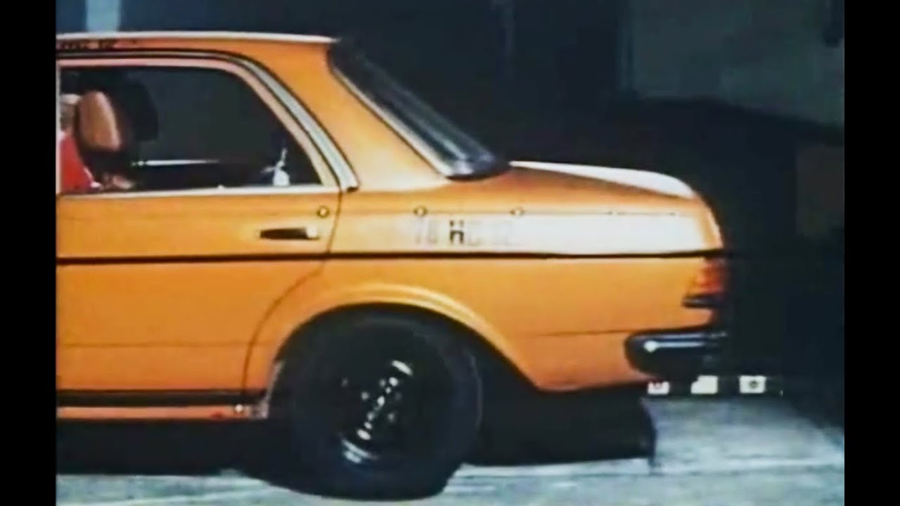 1980 Mercedes E Class Commercial - Rear Collision Safety