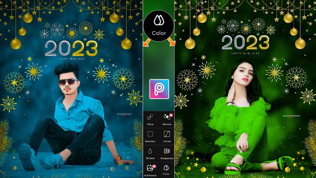 Happy new year photo editing 2023 | Happy new year 2023 photo editing | Picsart photo editing
