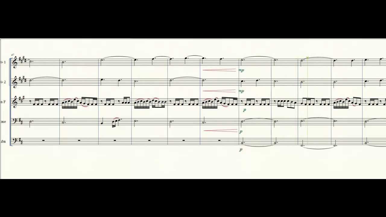 Skyrim Theme for Brass Quintet - 