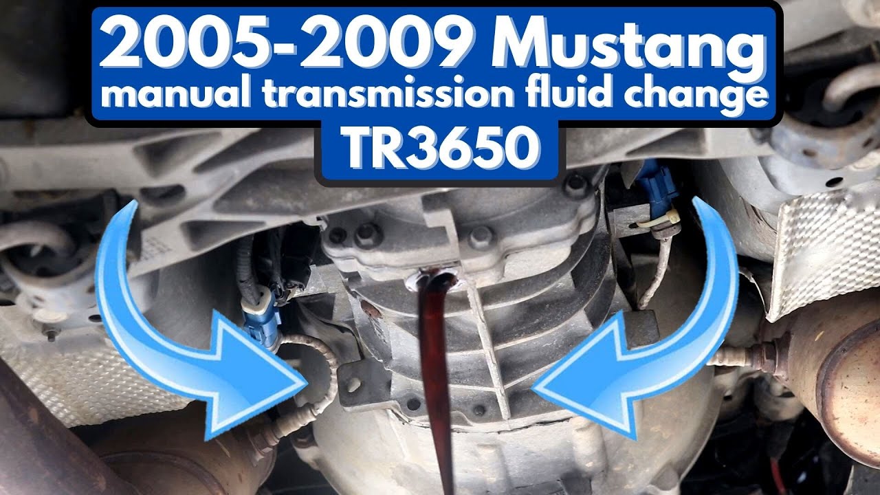 Как заменить жидкость в механической коробке передач на Mustang S197.
