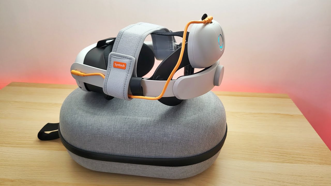 Ремешок Syntech Meta Quest 3 с аккумулятором и чехлом для переноски