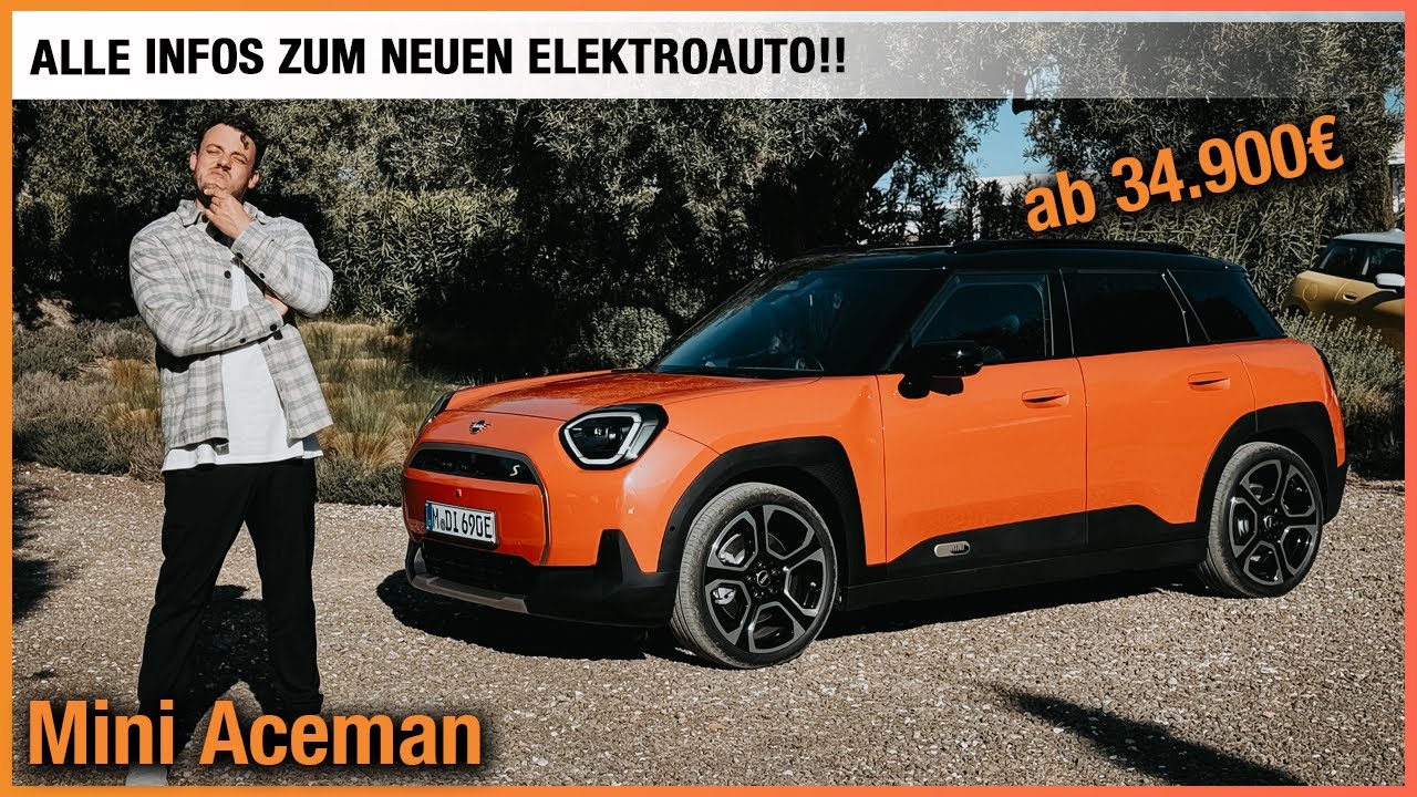 Mini Aceman (2024) Alle Infos zum NEUEN Elektroauto ab 34.900€! Review | Test | Innenraum | Preis
