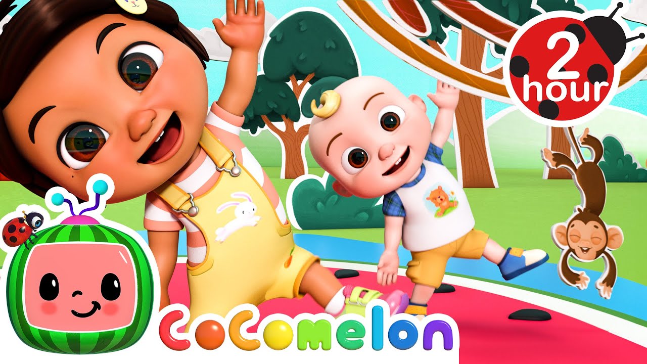 Dance like the Animals do! | Cocomelon 2 HOUR Compilation | Home Learning for Kids 🖍️