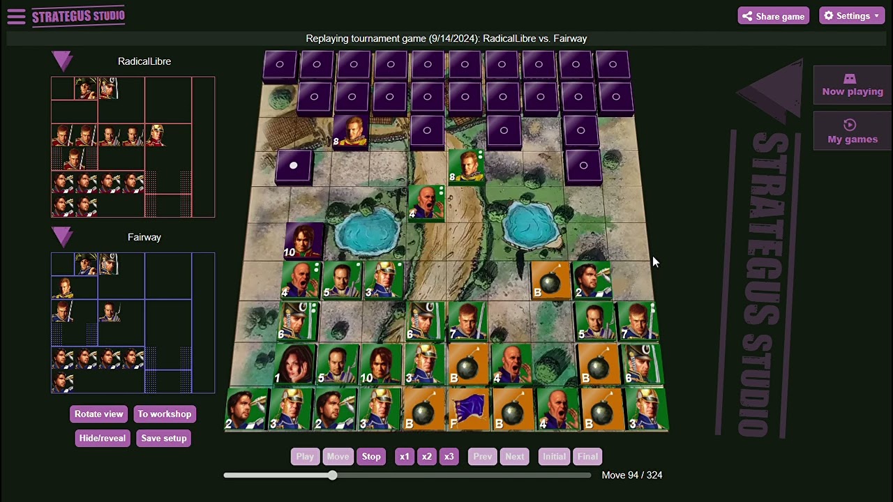 Stratego - 2024 Open League Tournament Game #2