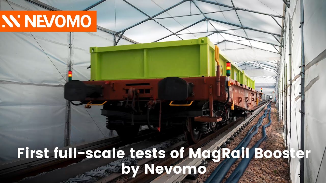 First autonomous freight wagon for rail | MagRail Booster by Nevomo