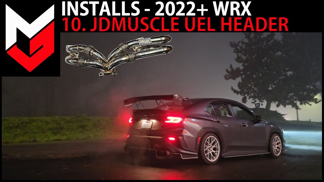2022+ WRX JDMuscle UEL Header Install