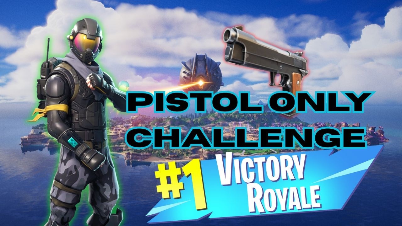 Using *ONLY* PISTOLS To WIN Fortnite: Battle Royale! (Challenge)