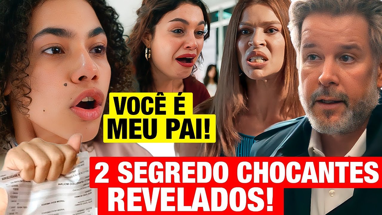 TRÊS GRAÇAS: Joelly descobre quem é seu pai e 1 SEGREDO CHOCANTE É REVELADO! Resumo capítulo hoje